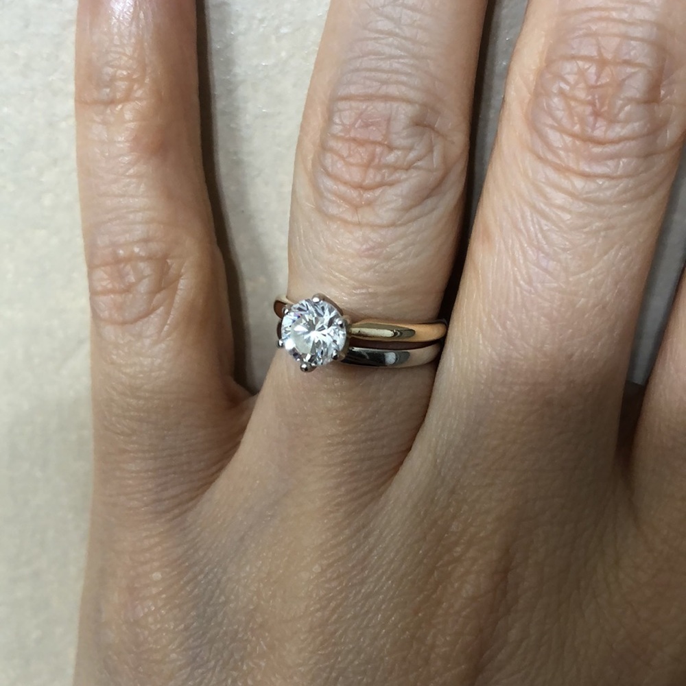 Diamond engagement ring